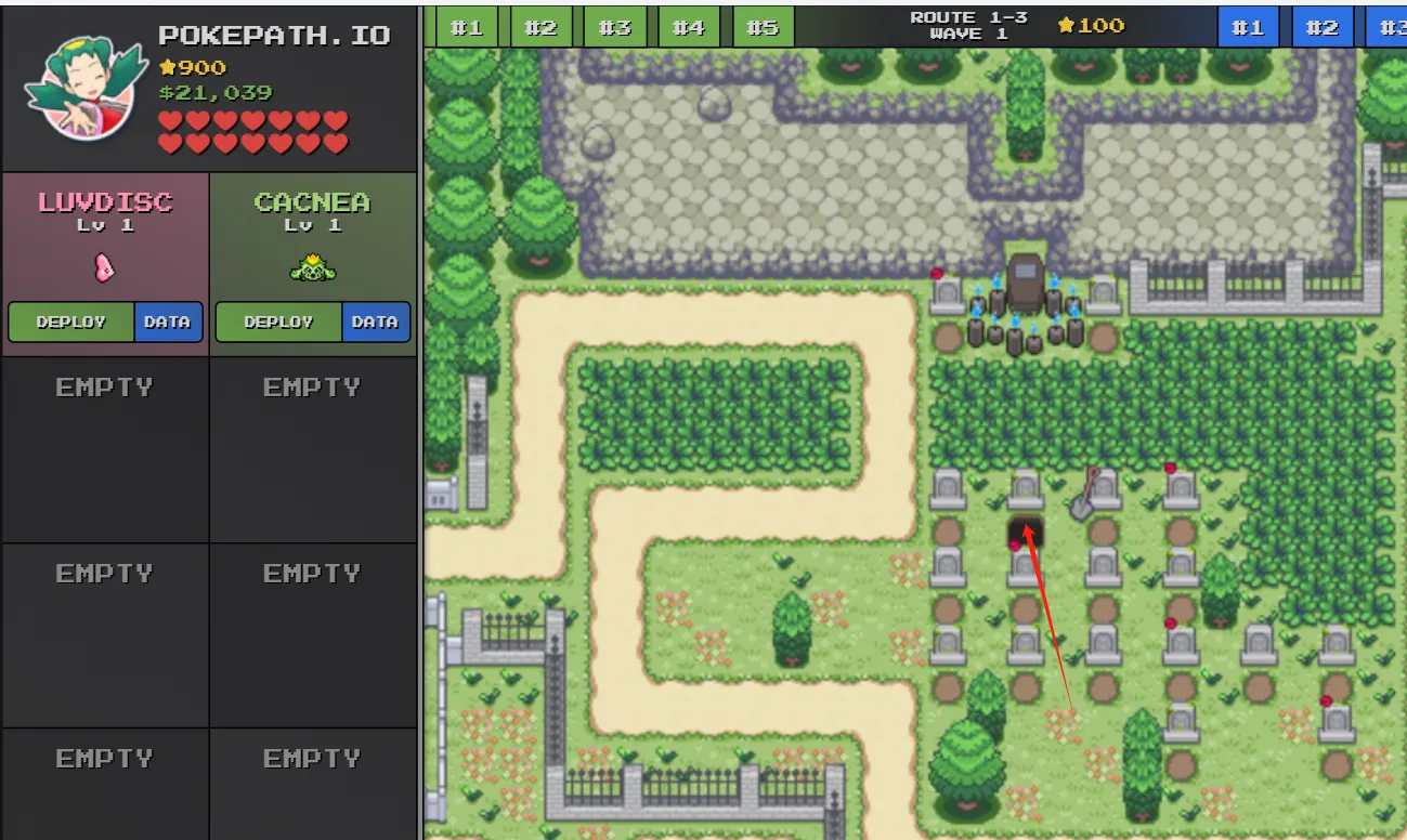 PokePath TD — 5 Hidden Pokemon